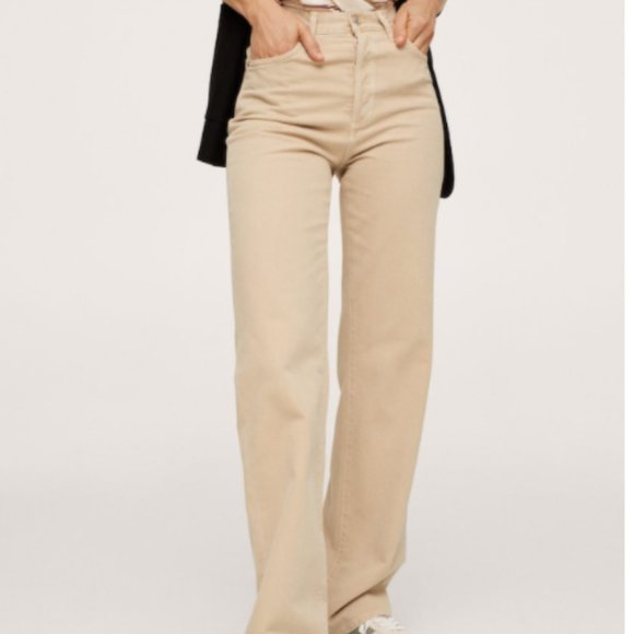 Mango - High Waist Straight Jeans - Grey & Black - New w/ tags - Picture 7 of 9